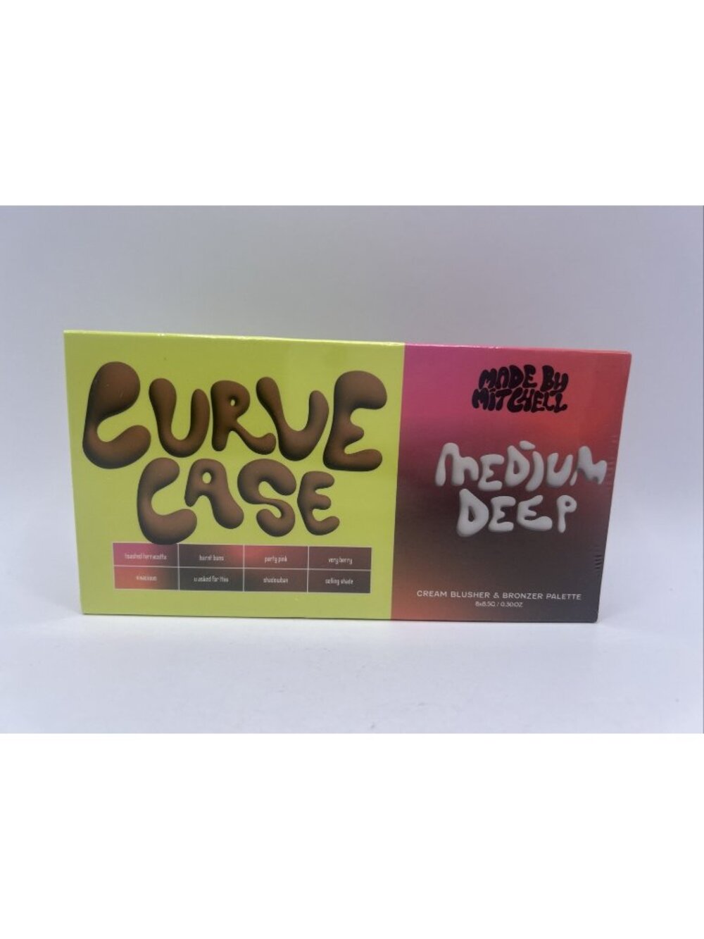 Made By Mitchell Curve Case Medium Deep Matte Cream Bronzer Palette 0.30 oz